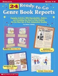Image of 24 Ready-to-Go Genre Book Reports Grades 4-6