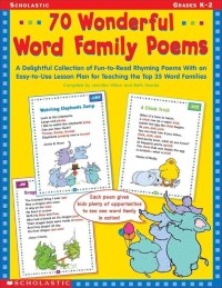 Image of 70 wonderful word family poems