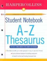 A-Z Thesaurus : student notebook
