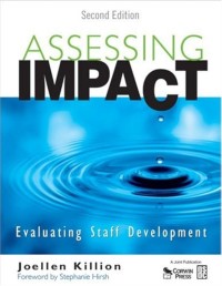 Image of Assessing impact : evaluating staff development