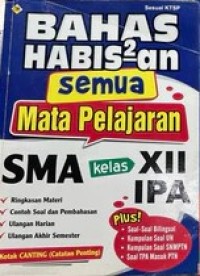 Image of Bahas habis-habisan semua mata pelajaran SMA kelas XII IPA