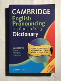 Image of Cambridge English Pronouncing Dictionary