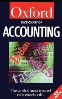 Image of Dictionary of Accounting