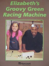 Image of Elizabeth's groovy green racing machine (Below-Level)