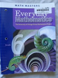 Image of Everyday Mathematics: Math Masters, Grades 6