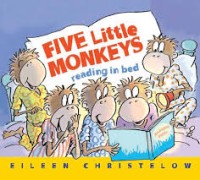Image of Five little monkeys reading in bed