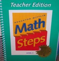 Image of Houghton mifflin math steps : teacher edition : level 5