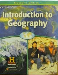 Image of Introduction to Geography: Teacher's Edition