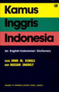 Image of Kamus Inggris - Indonesia : An English - Indonesian Hard Cover