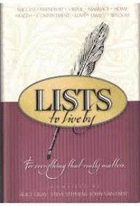 Image of Lists to live by for everything that really matters
