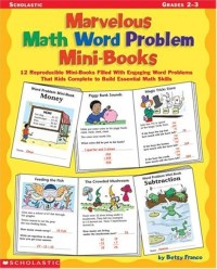 Marvelous Math Word Problem Mini-Books Grades 2-3