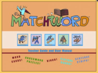 Image of Matchword: Teacher Guide And User Manual + CD