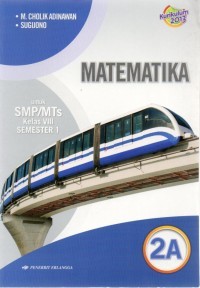 Image of Matematika jilid 2A untuk SMP/MTs kelas VIII semester 1
