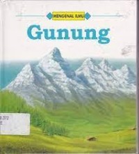 Image of Mengenal ilmu:Gunung