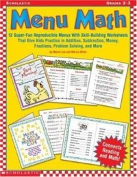 Image of Menu math : grades 2-3