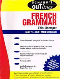 Image of Schaums Outlines:French Grammar Edisi Keempat