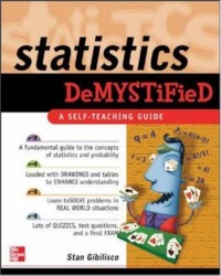 Image of Statistics Demystified : A Self-Teaching Guide