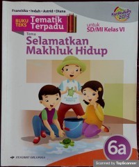 Image of Tematik Terpadu Selamatkan Makhluk Hidup SD/MI kls VI (6a)
