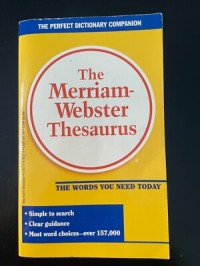 Image of The Merriam-Webster Thesaurus