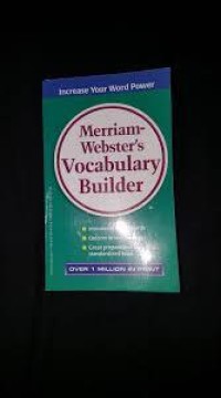Image of The Merriam-Webster Vocabulary Builder