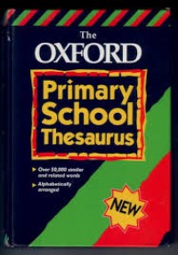 Image of The Oxford Primary School Thesaurus