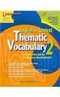 Image of Thematic vocabulary 2