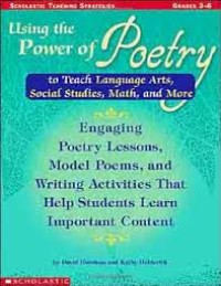 Image of Using the power of poetry Grades 3-6